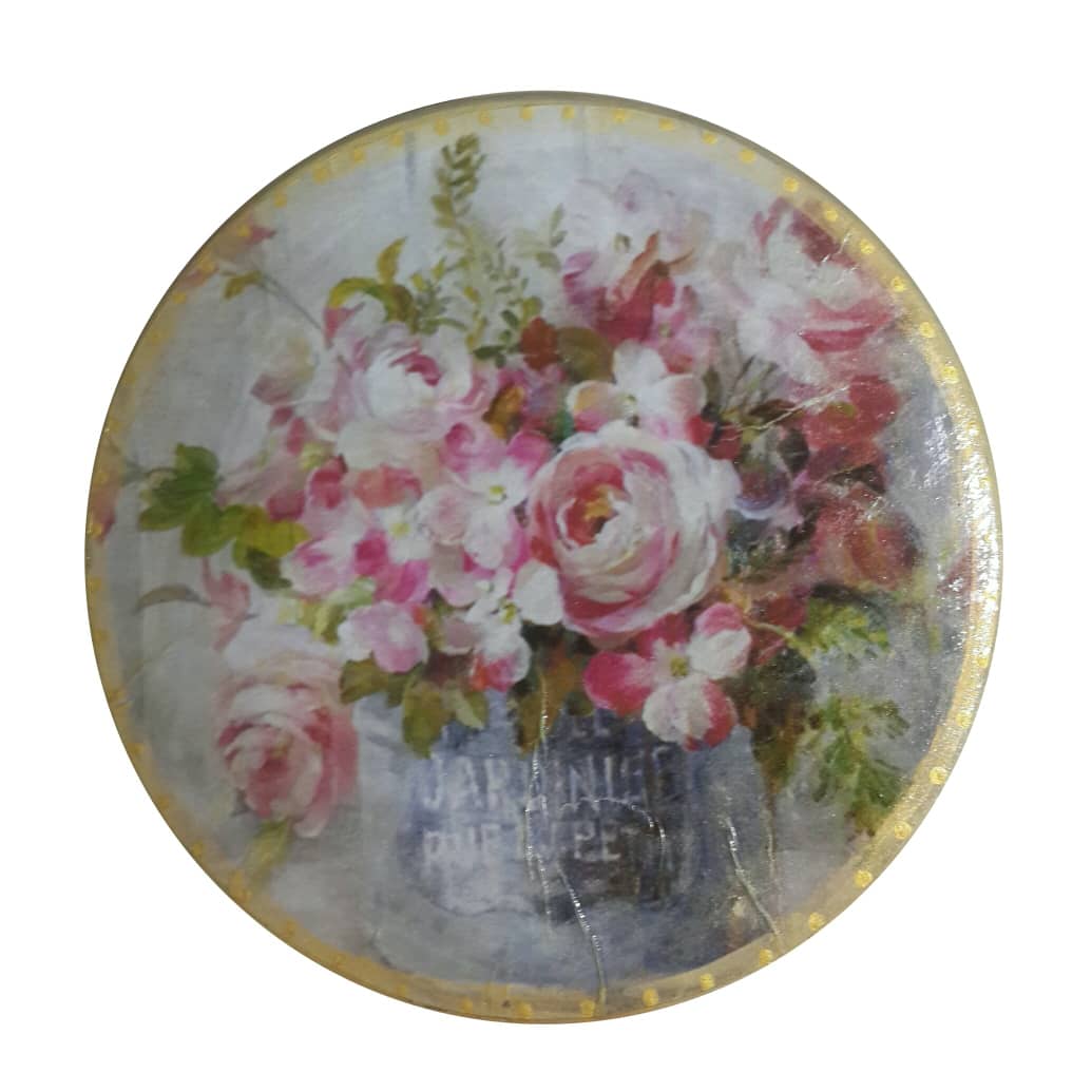 بشقاب دیوارکوب سفالی  مدل گلدان کد04