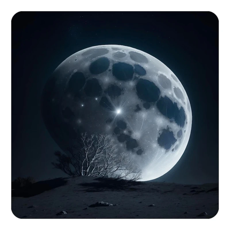 مگنت کاکتی طرح ماه و ستاره مدل mp52081