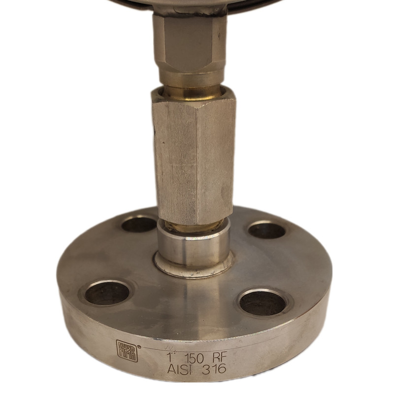 گیج فشار نووا فیما مدل 200psi-16cm-diaphragm