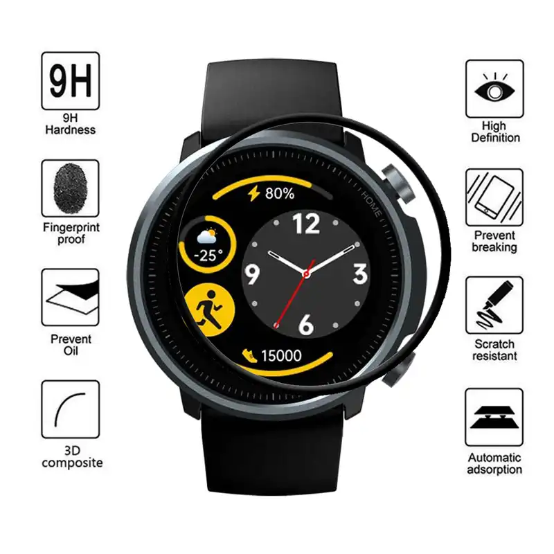 محافظ صفحه نمایش کروکودیل مدل C-M مناسب برای ساعت هوشمند میبرو Mibro A1 بسته 2 عددی