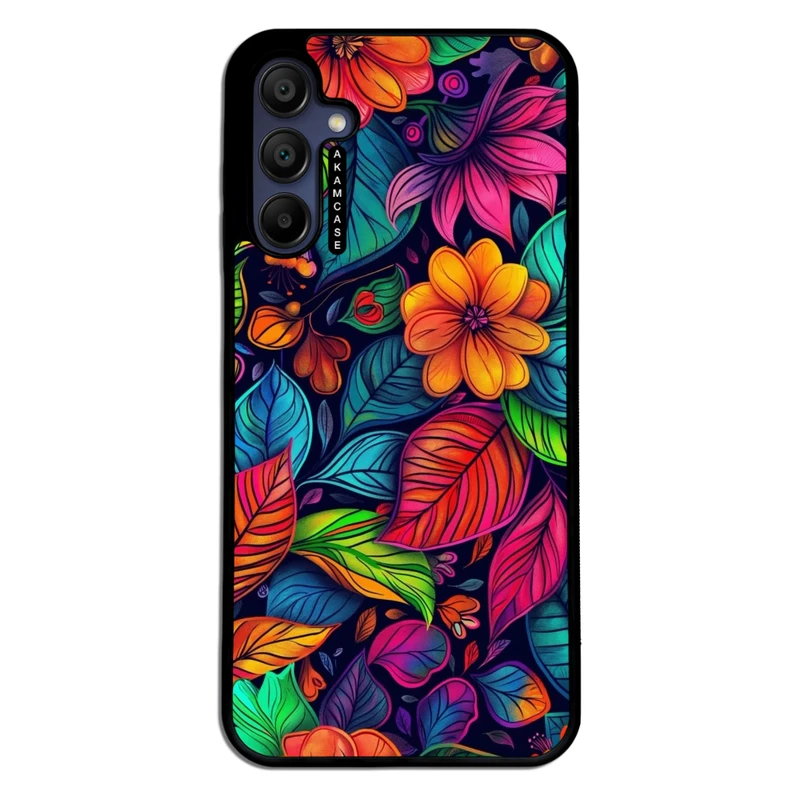 کاور آکام مدل AMC-WSGA15-FLOWERS-36 مناسب برای گوشی موبایل سامسونگ Galaxy A15