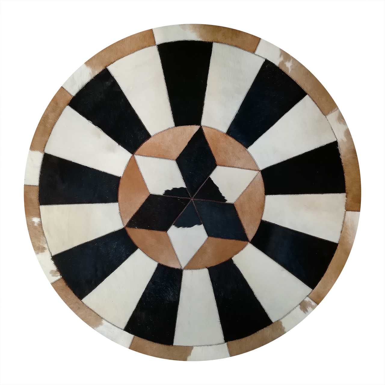 کلاژ فرش پوست و چرم کمالی مدل AD-0278