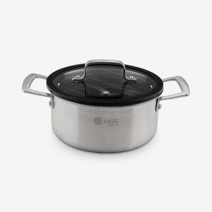 قابلمه استیل ام جی اس مدل کف لیزری PS3121 سایز 20