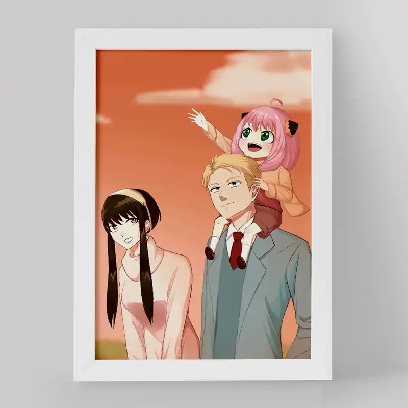 تابلو خندالو مدل خانواده فورجر انیمه اسپای ایکس فمیلی کد 15577