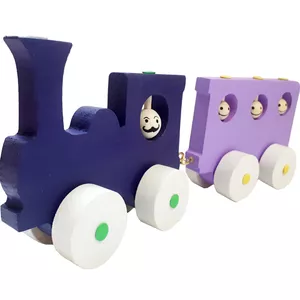اسباب بازی چوبی مدل قطار