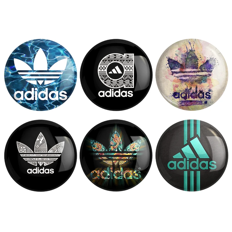 مگنت خندالو طرح آدیداس Adidas کد 1458A مجموعه 6 عددی