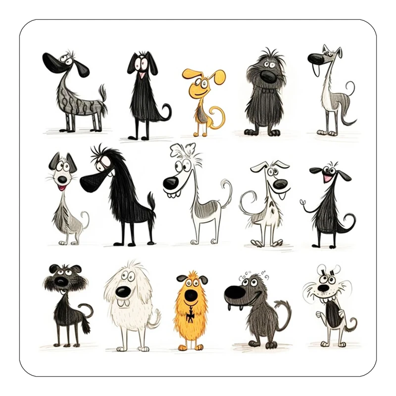 مگنت کاکتی طرح حیوانات کارتونی مدل mp27744