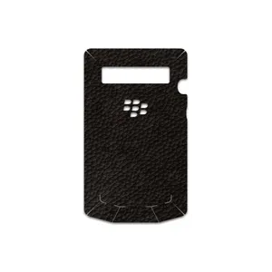 MAHOOT Dark-Brown-Leather Cover Sticker for BlackBerry Porsche Design P9981