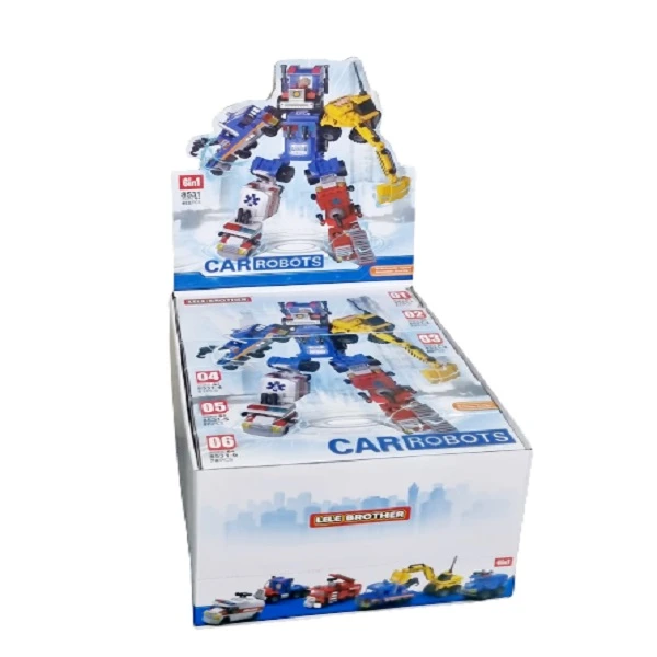 ساختنی مدل ماشینهای تبدیل شونده LELE BROTHER کد 8531 مجموعه 6 عددی