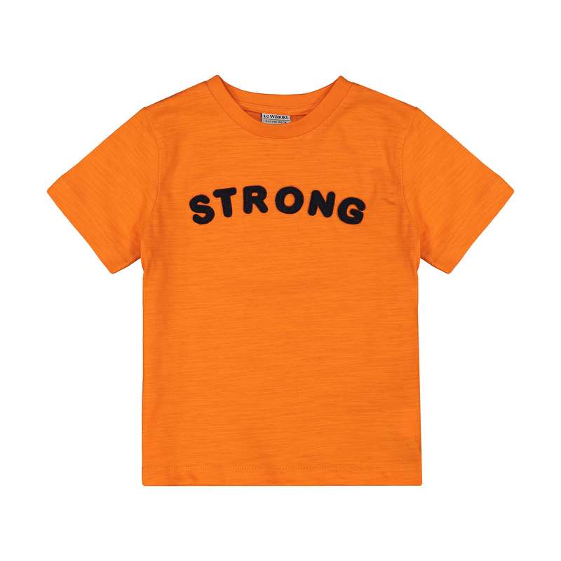 تی شرت پسرانه ال سی وایکیکی مدل S216889Z4-KG1-BRIGHTORANGE