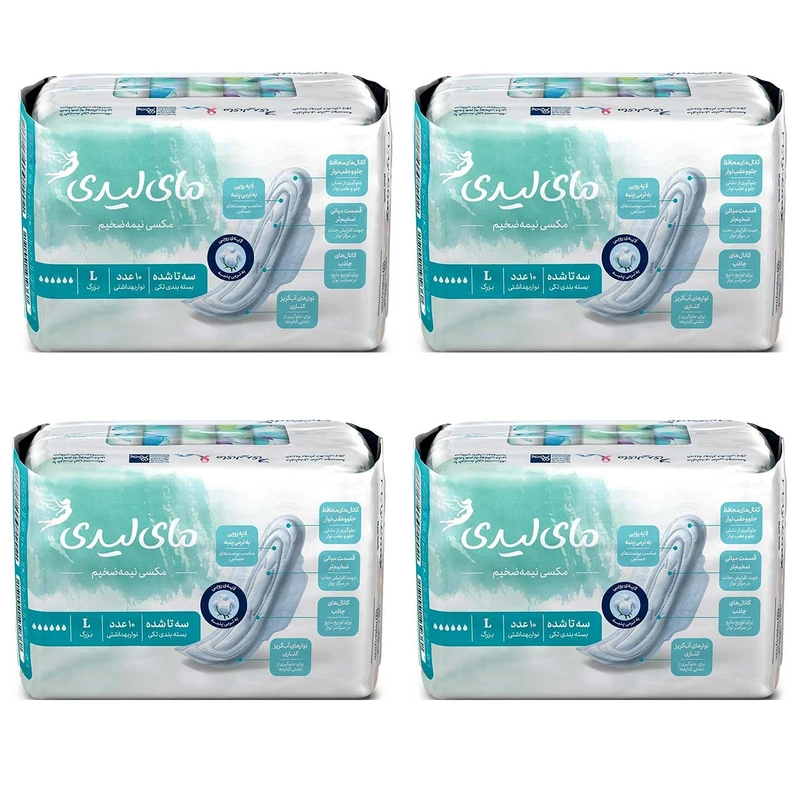نوار بهداشتی مای لیدی مدل Maxi sensitive مجموعه 4 عددی