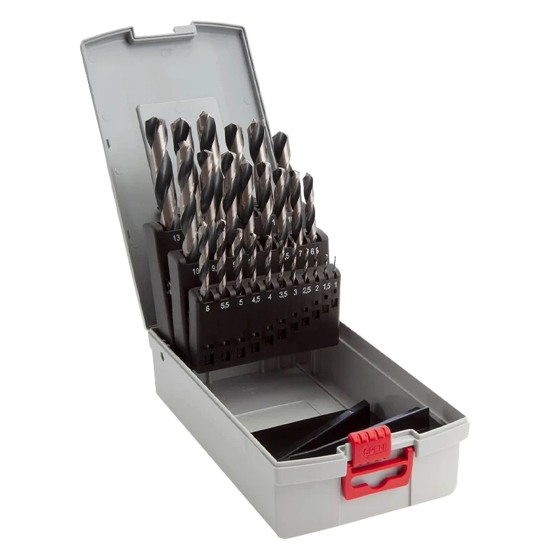 مته فلز بوش مدل HSS Point TeQ کد 2608577352 مجموعه 25 عددی