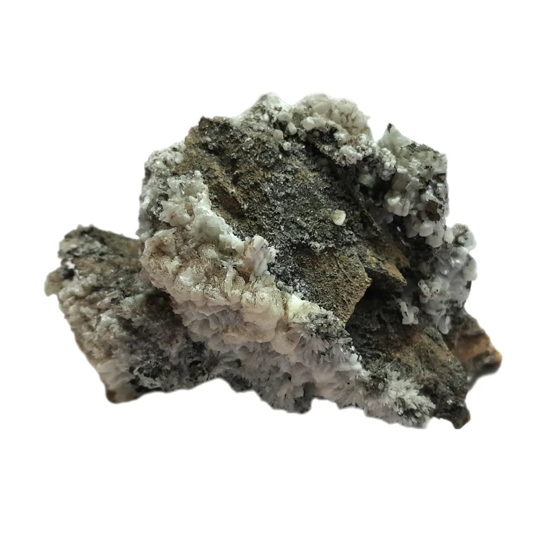 عکس شماره 3 : سنگ راف مدل کوارتز هم رشدی با کلسیت کد 413