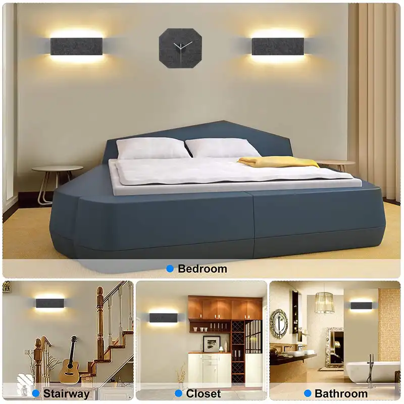 چراغ دیواری باز شو بسته 2 عددی مدل rosha