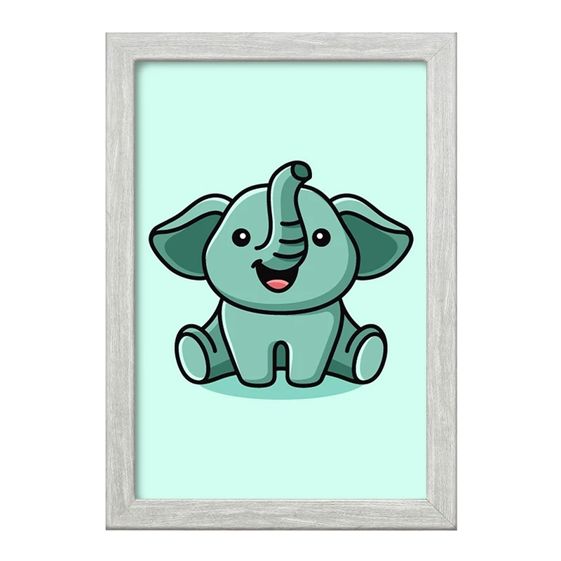 تابلو خندالو طرح حیوانات بامزه فیل کد 28180