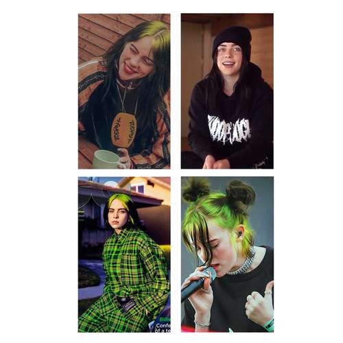 پوستر مدل بیلی آیلیش  کد p006 مجموعه 4 عددی