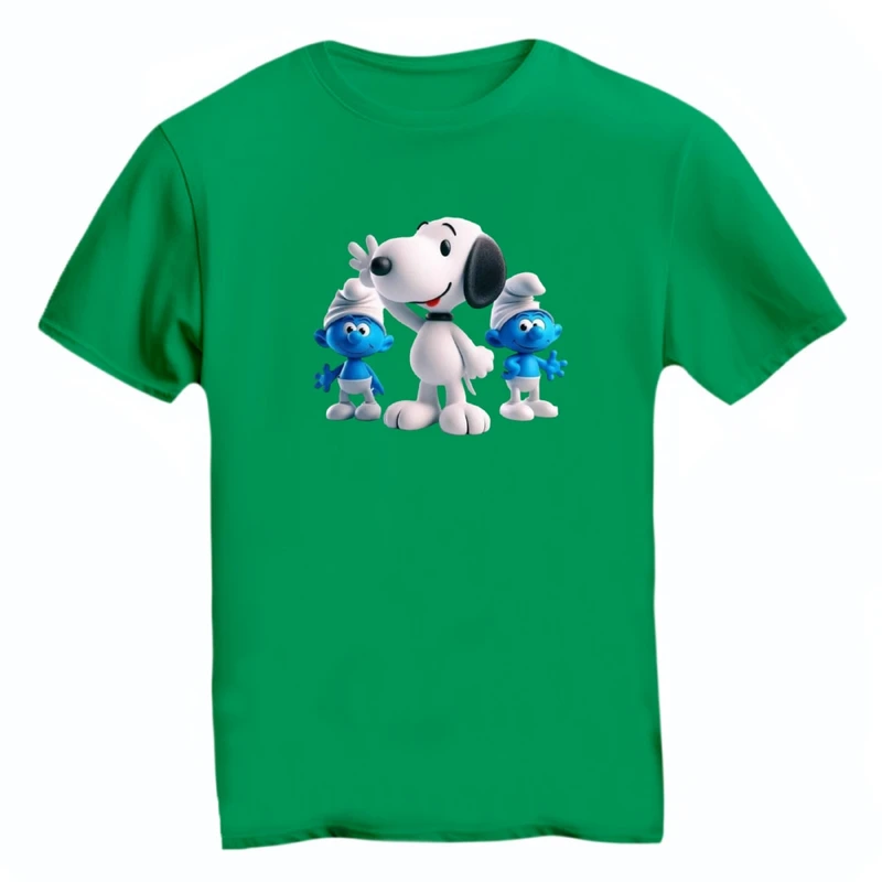 تی شرت آستین کوتاه زنانه مدل اسنوپی کد ۴۵