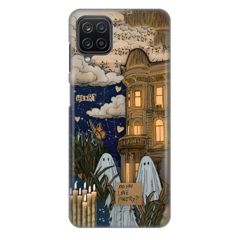 کاور طرح قلعه ارواح کد DIMO-066 مناسب برای گوشی موبایل سامسونگ Galaxy A12