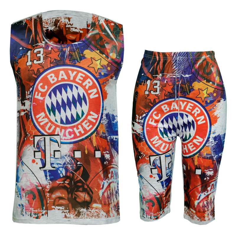 ست تاپ و شلوارک مردانه طرح BAYERN MUNCHEN کد 51517