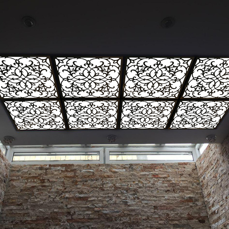 تایل سقفی آسمان مجازی بنی دکو مدل MC47 اندازه 60x60 سانتی متر مجموعه 4 عددی