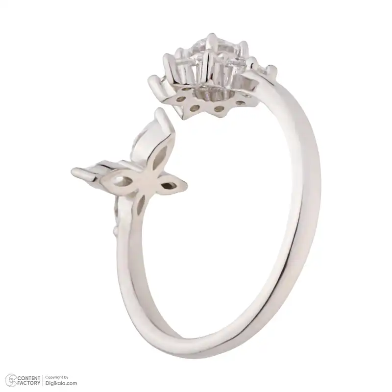 بند انگشتی نقره زنانه شهر جواهر مدل SJ-BR092