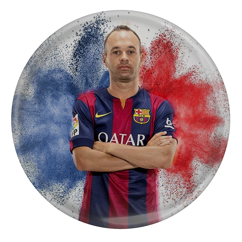 مگنت طرح بازیکن بارسلونا اسپانیا آندرس اینیستا مدل S4674 