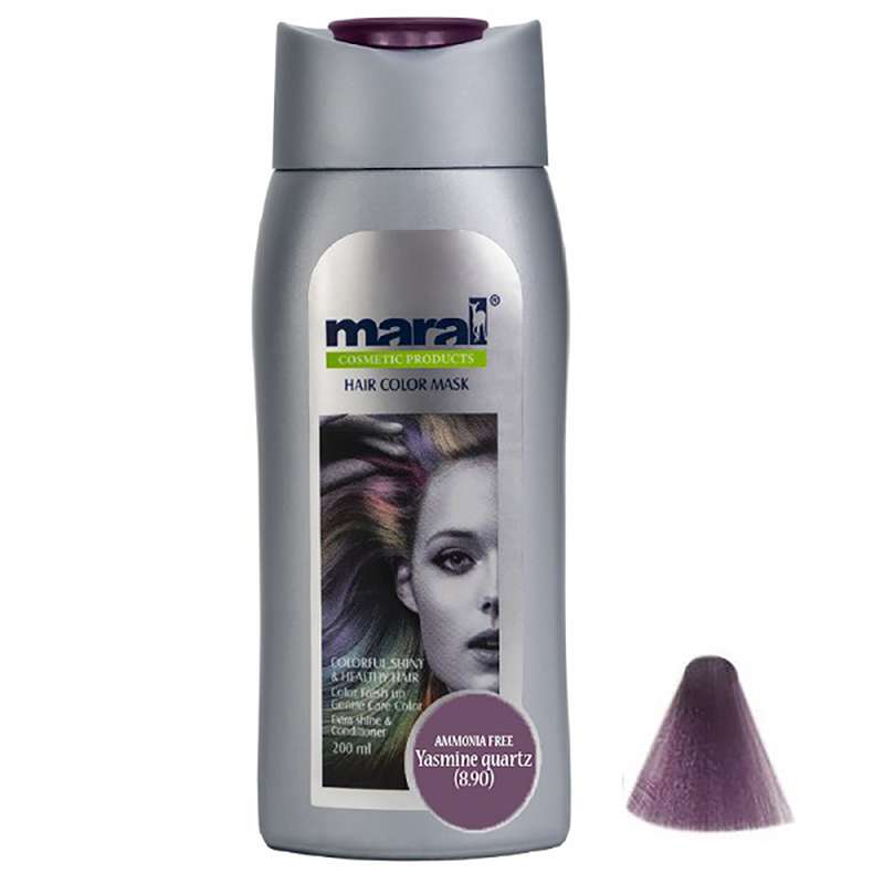 شامپو رنگساژ مارال شماره 8.90 حجم 200 میلی لیتر رنگ یاسی