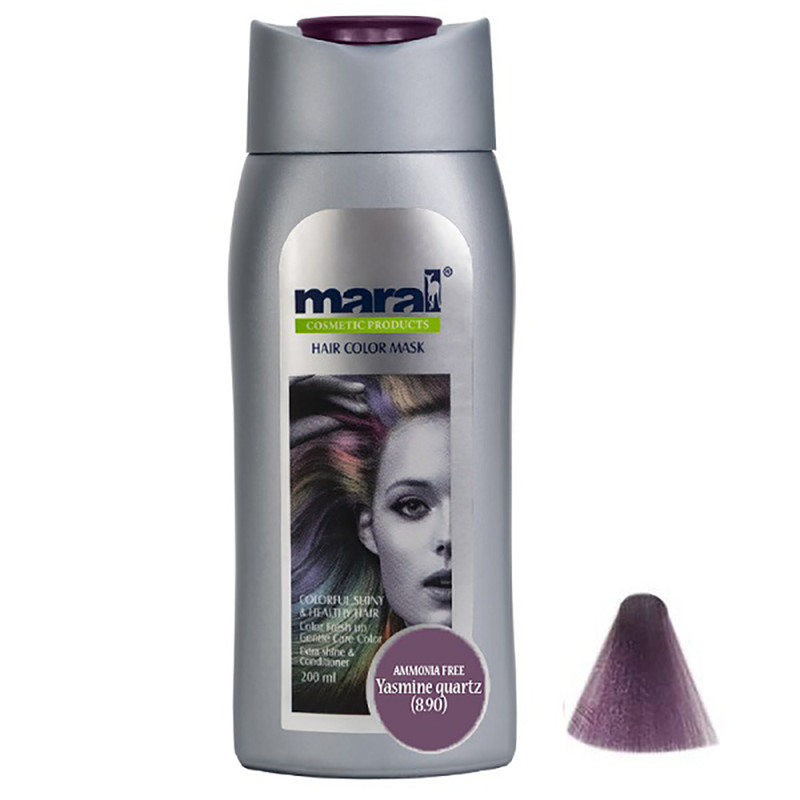 شامپو رنگساژ مارال شماره 8.90 حجم 200 میلی لیتر رنگ یاسی