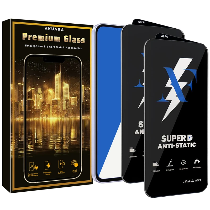 محافظ صفحه نمایش آکوآرا مدل Premium SuperD ASD2 مناسب برای گوشی موبایل شیائومی Redmi Note 9 Pro Max / Note 10 Pro / Note 10 Pro Max / Note 11 Pro / Mi 11T / Mi 11T Pro / Poco X3 / Poco X3 Pro / Poco X3 NFC / Poco X4 Pro مجموعه دو عددی