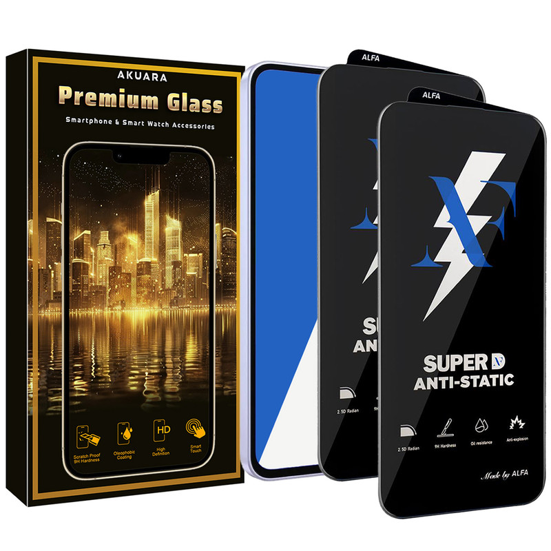 محافظ صفحه نمایش آکوآرا مدل Premium SuperD ASD2 مناسب برای گوشی موبایل شیائومی Redmi Note 9S/9 Pro / Note 9 Pro Max / Note 10 Pro / Note 10 Pro Max / Mi 11T / Mi 11T Pro / Mi 10T Lite / Poco X3 / Poco X3 NFC / Poco X4 Pro مجموعه دو عددی