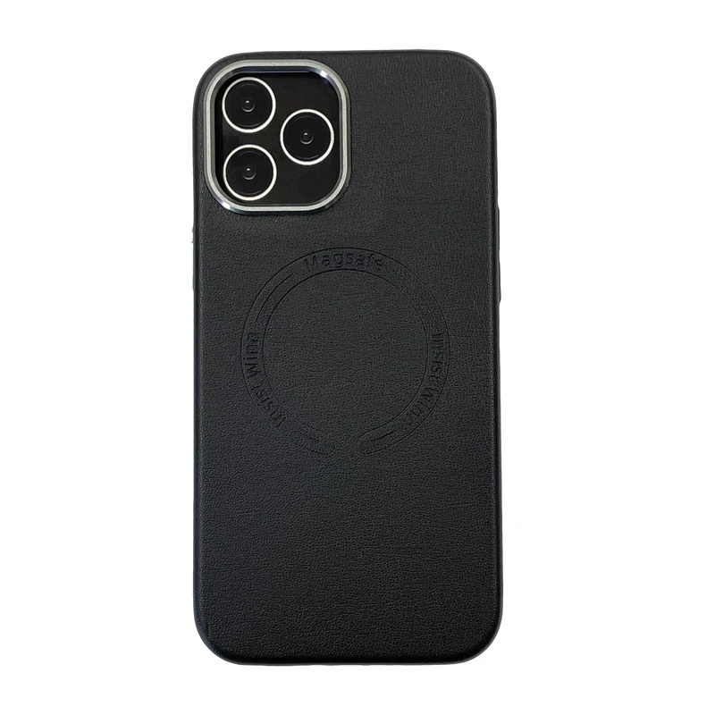کاور جمگوکیت مدل چرمی مناسب برای گوشی موبایل اپل iPhone 12/12 Pro