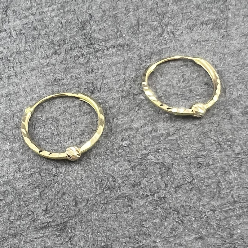 گوشواره طلا 18 عیار زنانه دوست خوب مدل dk567