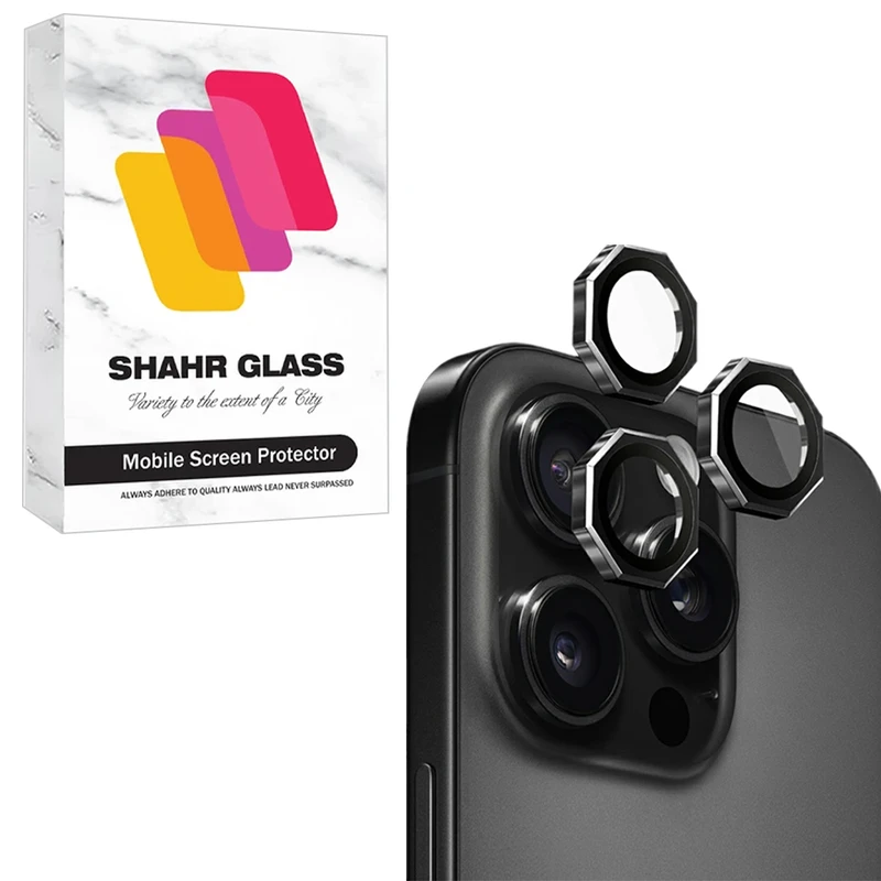 محافظ لنز دوربین شیشه‌ای شهر گلس مدل R8ZS مناسب برای گوشی موبایل اپل iPhone 12 Pro