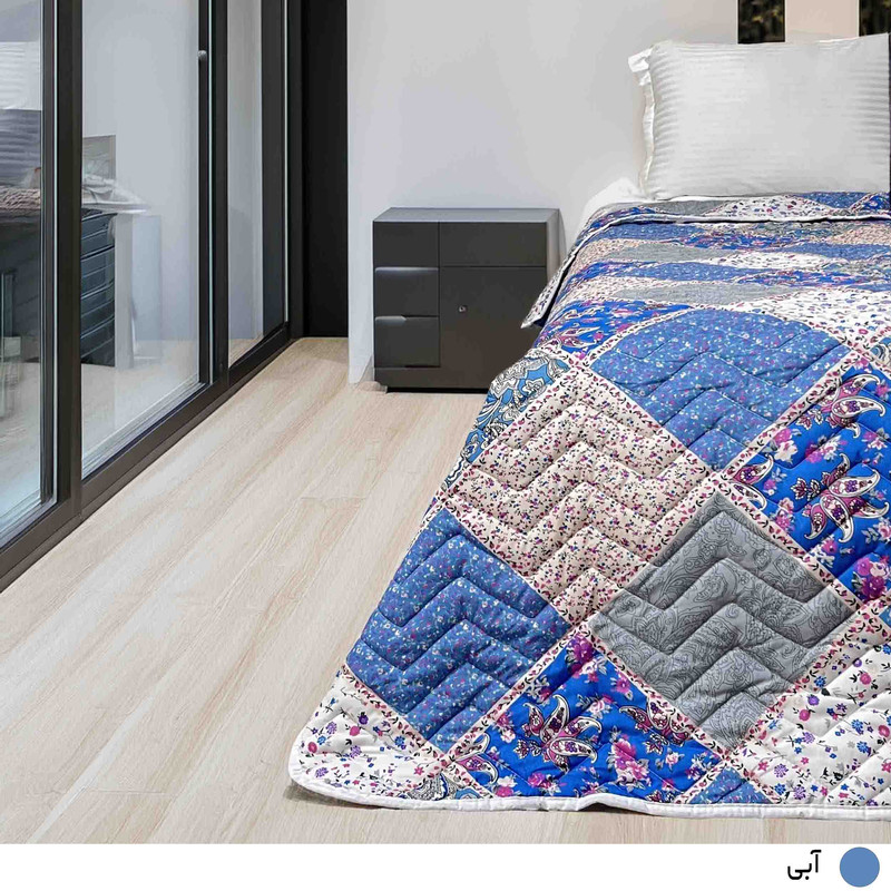 روتختی یک نفره مانیکاهوم مدل چهل تکه پلاس سایز 220x150 سانتی‌متر