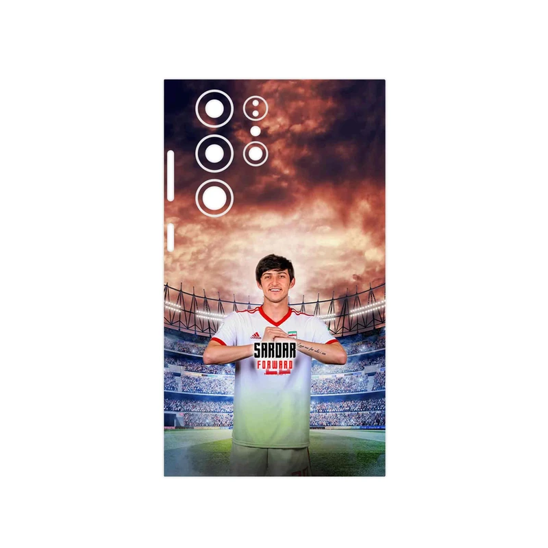 برچسب پوششی ماهوت مدل Sardar Azmoun مناسب برای گوشی موبایل سامسونگ Galaxy S23 Ultra