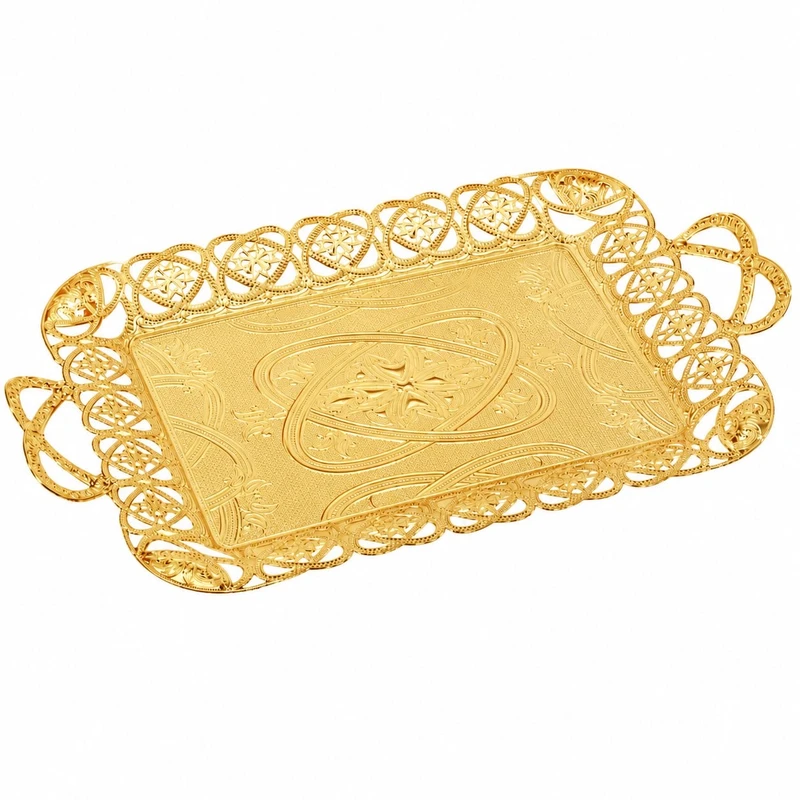 سینی مدل توری سایز ۴۷*۲۹ سانتی متر