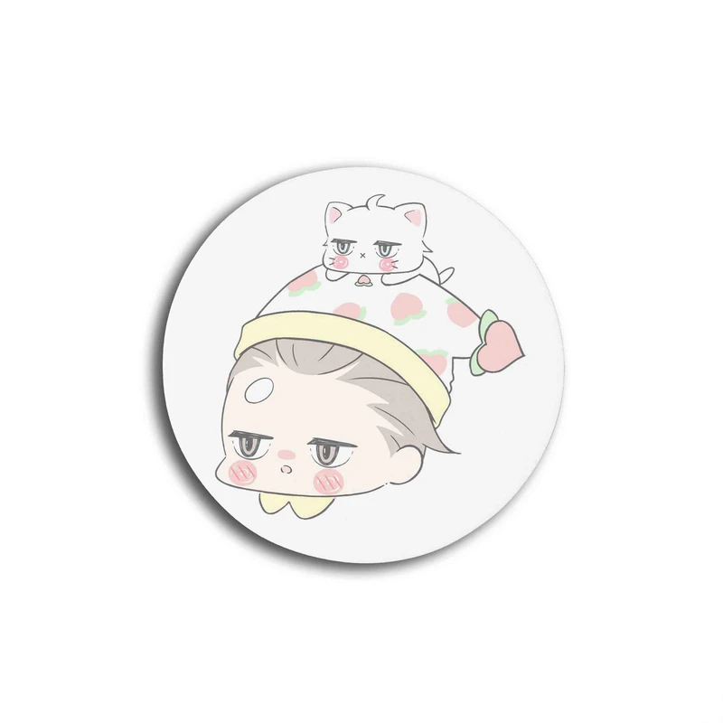 زیر لیوانی مدل انیمه رئیس جدید بامزه کد My New Boss Is Goofy 304