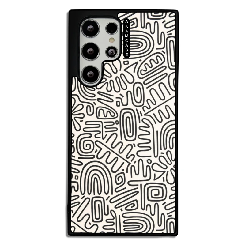 کاور آکام مدل AMC-WSGS22U-DOODLE10 مناسب برای گوشی موبایل سامسونگ Galaxy S22 Ultra