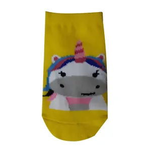  جوراب دخترانه طرح یونیکرن کد 790