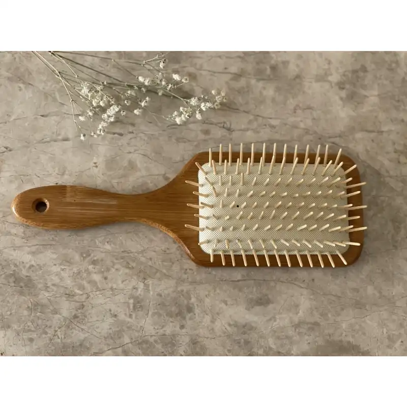 برس مو مدل Wood bamboo