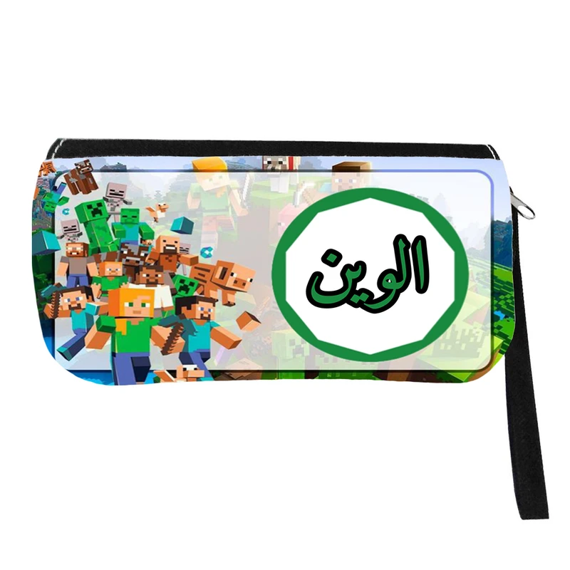 جامدادی مدل اسم شخصی طرح ماینکرافت اسم الوین کد 0441