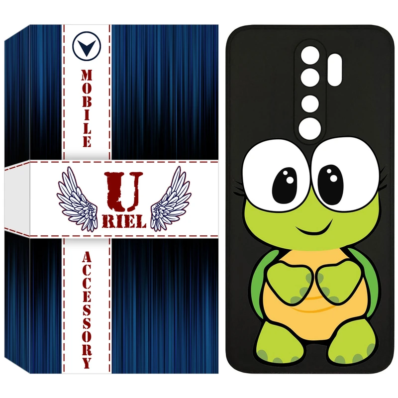 کاور یوریل قاب مدل KSH کد 59 طرح لاکپشت مناسب برای گوشی موبایل شیائومی Redmi Note 8 Pro