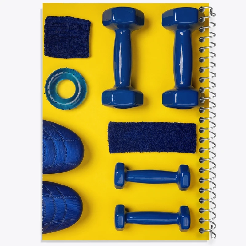 دفتر مشق 50 برگ خندالو طرح باشگاه و ورزش کد F1516