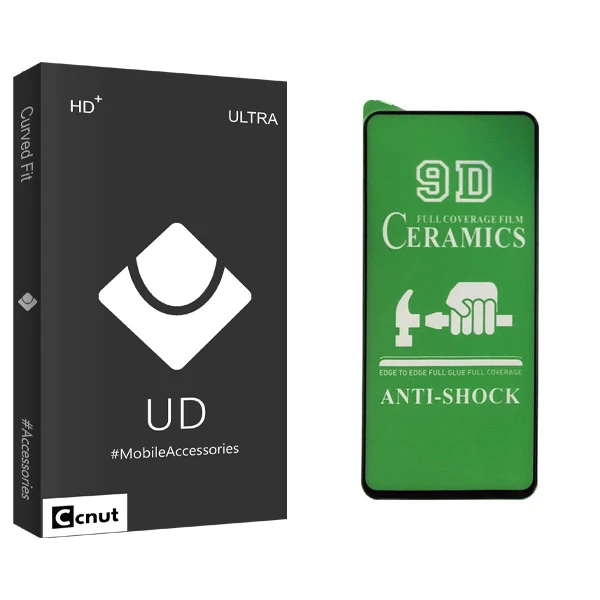 محافظ صفحه نمایش سرامیکی کوکونات مدل UD Black مناسب برای گوشی موبایل شیائومی Redmi Note 9