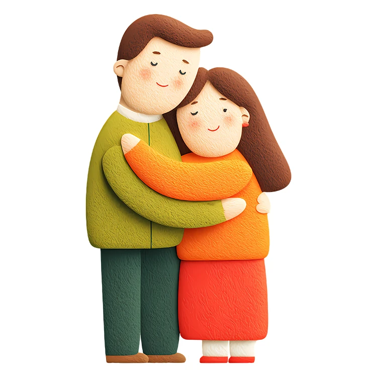 استیکر پارچه و لباس پاد آفرین مدل عشق همسر پارتنر کد S2458