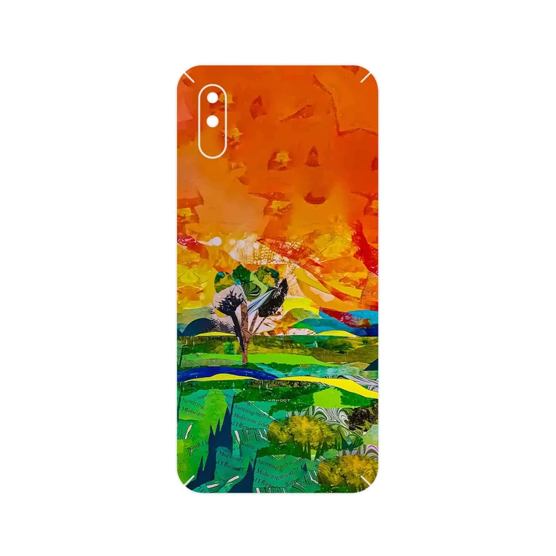 برچسب پوششی ماهوت مدل Collage of Painting مناسب برای گوشی موبایل شیائومی Redmi 9A