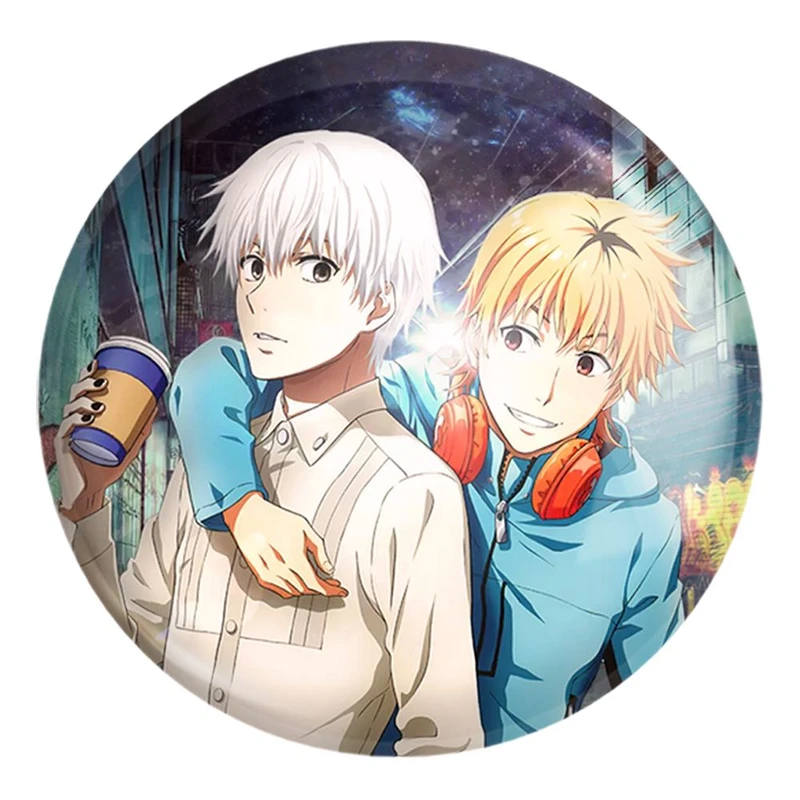 پیکسل خندالو طرح کانکی و هیده انیمه توکیو غول Tokyo Ghoul کد 11888 مدل بزرگ