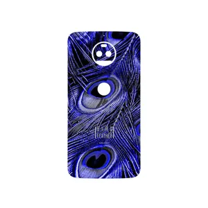 MAHOOT Purple Feather Cover Sticker for Motorola Moto G5S Plus