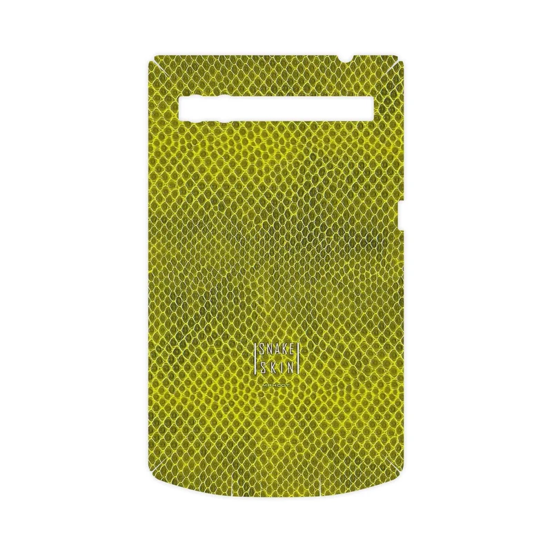 برچسب پوششی ماهوت مدل Yellow Snake Skin-FullSkin مناسب برای گوشی موبایل بلک بری P9983