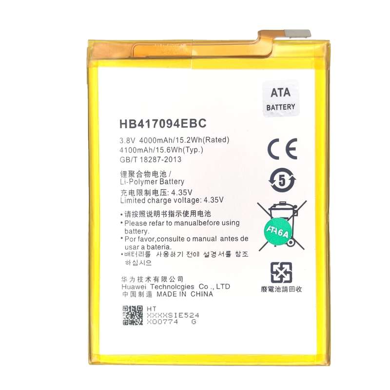 باتری موبایل مدل HB417094EBC ظرفیت 4000 میلی آمپر ساعت مناسب برای گوشی موبایل هوآوی Mate7